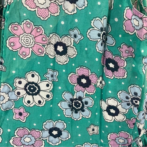 M.I.H. JEANS Leia Floral Cotton Gauze Sleeveless Button Down Midi Dress - Picture 8 of 14